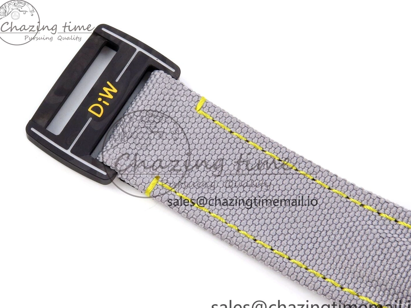 Clone Gray Gray Dial Space DIW Daytona Nylon Mission Textured Strap A4130 on 0228